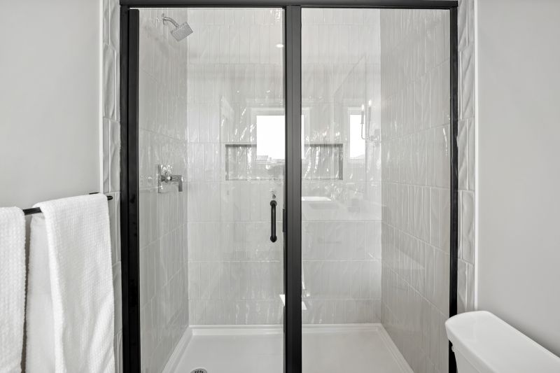 Walk-In Shower with Glass Walls